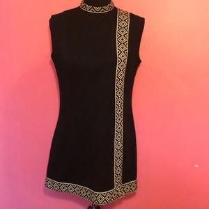 ACT III 60s vintage knit tunic mini dress